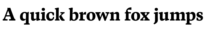 Preview of FONTSPRING DEMO - Calvino Extrabold Regular font