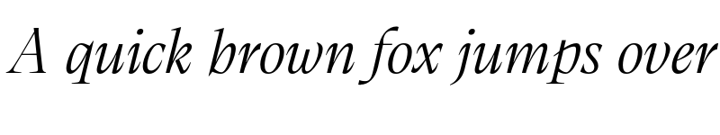 Preview of FONTSPRING DEMO - Calvino Grande Light Italic font
