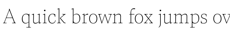 Preview of FONTSPRING DEMO - Calvino Thin Regular font