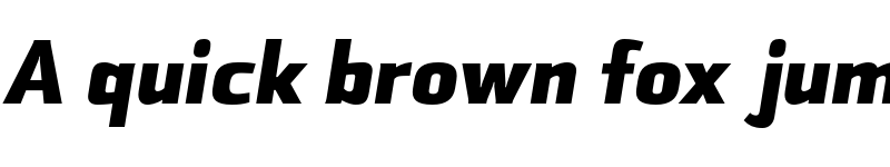 Preview of FONTSPRING DEMO - Cambirela Black Italic Regular font