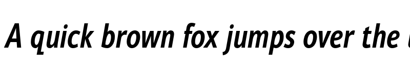 Preview of FONTSPRING DEMO - Cambridge Light Cond Bold Italic font