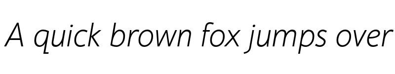 Preview of FONTSPRING DEMO - Cambridge Light Italic font