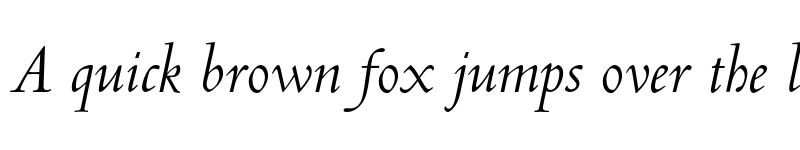 Preview of FONTSPRING DEMO - Cambridge Pro Italic font