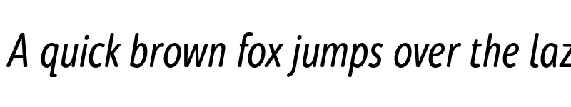 Preview of FONTSPRING DEMO - Cambridge Round Cond Italic font