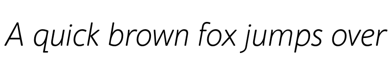 Preview of FONTSPRING DEMO - Cambridge Round Light Italic font