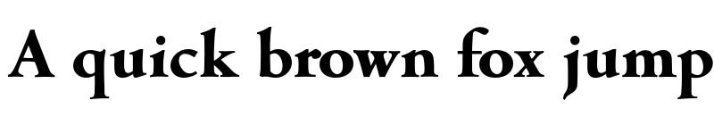 Preview of FONTSPRING DEMO - Cambridge Serial Xbold Regular font