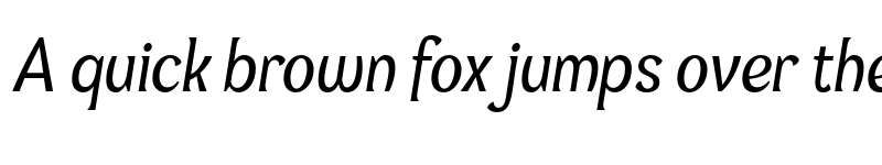 Preview of FONTSPRING DEMO - Campfires Condensed Italic font