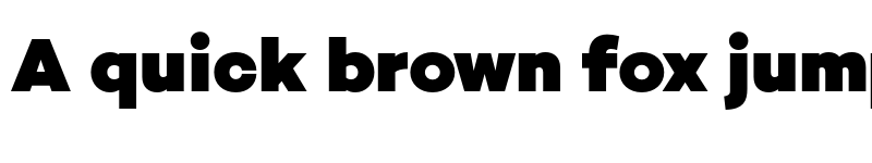 Preview of FONTSPRING DEMO - Campton Black Regular font