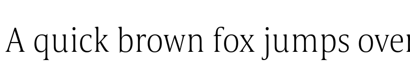 Preview of FONTSPRING DEMO - Candide Cond ExtraLight Regular font