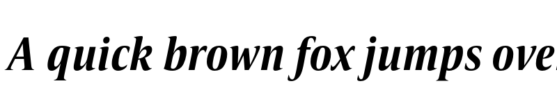 Preview of FONTSPRING DEMO - Candide Cond Italic font