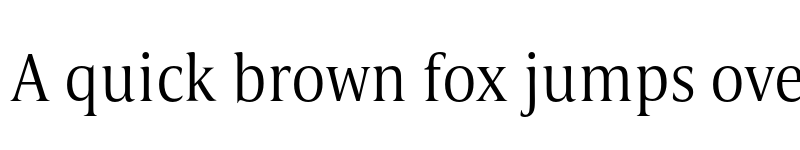 Preview of FONTSPRING DEMO - Candide Cond Light Regular font