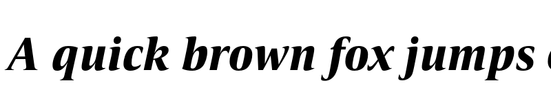 Preview of FONTSPRING DEMO - Candide ExtraBold Italic font