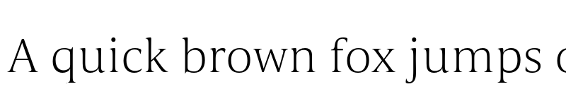 Preview of FONTSPRING DEMO - Candide ExtraLight Regular font