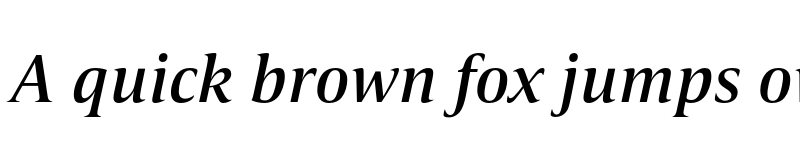 Preview of FONTSPRING DEMO - Candide Medium Italic font