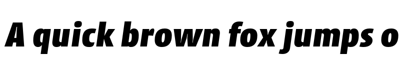 Preview of FONTSPRING DEMO - Cantiga Black Italic font