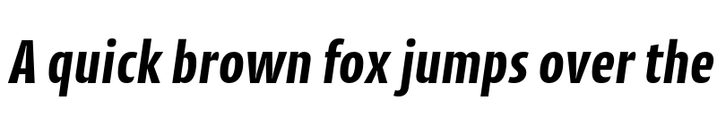 Preview of FONTSPRING DEMO - CantigaCnd Bold Italic font