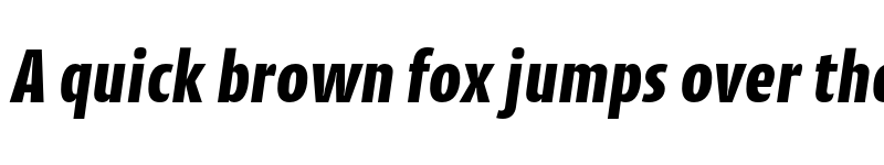 Preview of FONTSPRING DEMO - CantigaCnd ExtraBold Italic font