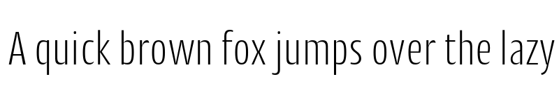 Preview of FONTSPRING DEMO - CantigaCnd ExtraLight Regular font