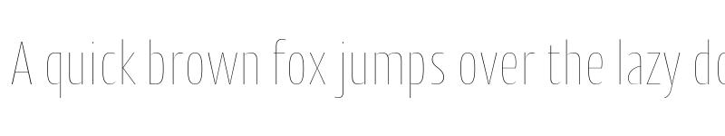 Preview of FONTSPRING DEMO - CantigaCnd Thin Regular font