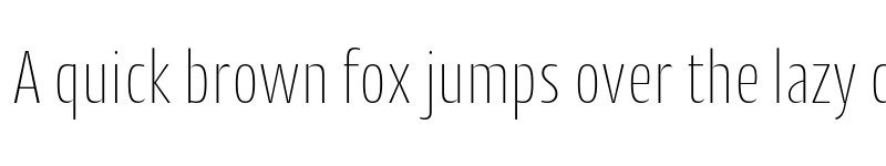 Preview of FONTSPRING DEMO - CantigaCnd UltraLight Regular font