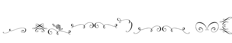 Preview of FONTSPRING DEMO - Cantoni Flourishes Regular font