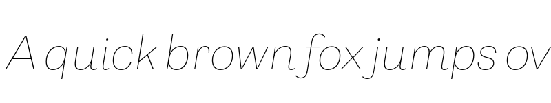 Preview of FONTSPRING DEMO - Capital Gothic Thin Italic Regular font