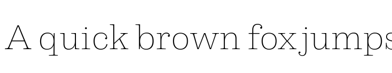 Preview of FONTSPRING DEMO - Capital Serif ExtraLight Regular font