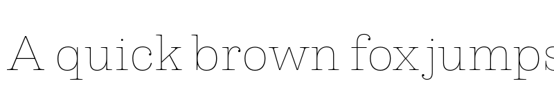 Preview of FONTSPRING DEMO - Capital Serif Thin Regular font