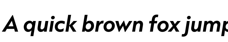 Preview of FONTSPRING DEMO - Capitana Semibold Italic font