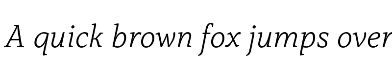 Preview of FONTSPRING DEMO - Capitolina Light Italic font