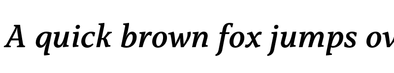 Preview of FONTSPRING DEMO - Capitolina SemiBold Italic font