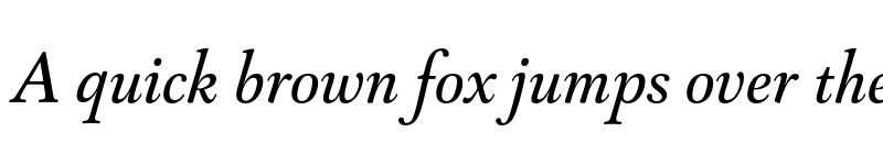 Preview of FONTSPRING DEMO - Capricho Medium Italic font