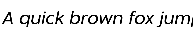 Preview of FONTSPRING DEMO - Captura Italic font