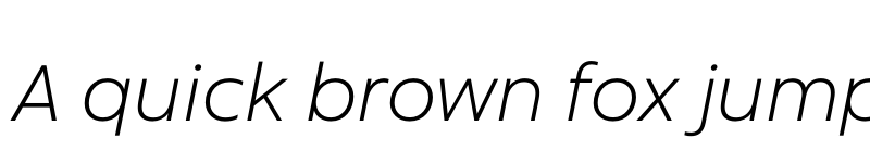 Preview of FONTSPRING DEMO - Captura Now Extra Light Italic font