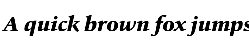 Preview of FONTSPRING DEMO - Carat ExtraBold Italic font