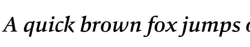 Preview of FONTSPRING DEMO - Carat Medium Italic font