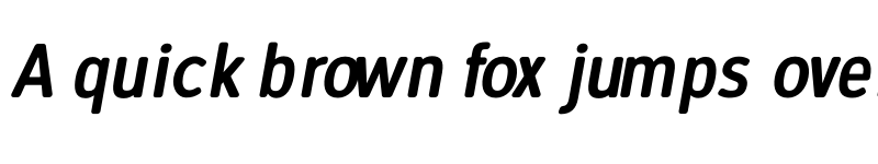 Preview of FONTSPRING DEMO - Carawan Bold Italic font