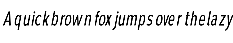Preview of FONTSPRING DEMO - Carawan Cond Italic font