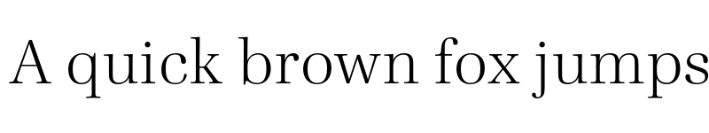 Preview of FONTSPRING DEMO - Cardillac Text Extralight Regular font