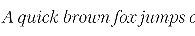 Preview of FONTSPRING DEMO - Cardillac Text Light Italic font