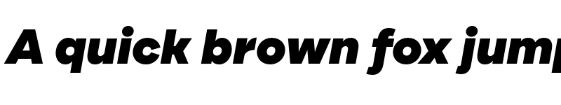 Preview of FONTSPRING DEMO - Cardium A Black Italic font