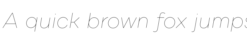 Preview of FONTSPRING DEMO - Cardium A Hairline Italic font