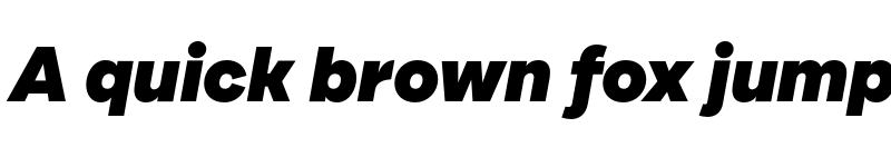 Preview of FONTSPRING DEMO - Cardium B Black Italic font