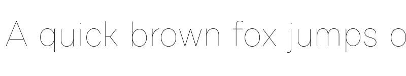 Preview of FONTSPRING DEMO - Cardium C Hairline Regular font