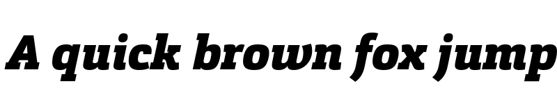 Preview of FONTSPRING DEMO - Cargan Black Italic font