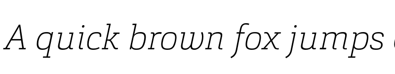Preview of FONTSPRING DEMO - Cargan Thin Italic font