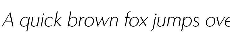 Preview of FONTSPRING DEMO - Carisma Classic 300 Light Oblique Regular font