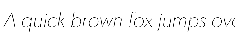 Preview of FONTSPRING DEMO - Carisma Gothic 200 ExtraLight Oblique Regular font