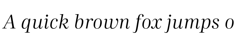 Preview of FONTSPRING DEMO - Carmay Light Italic Regular font