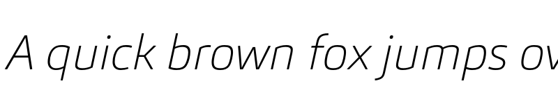 Preview of FONTSPRING DEMO - Carnac Thin Italic font